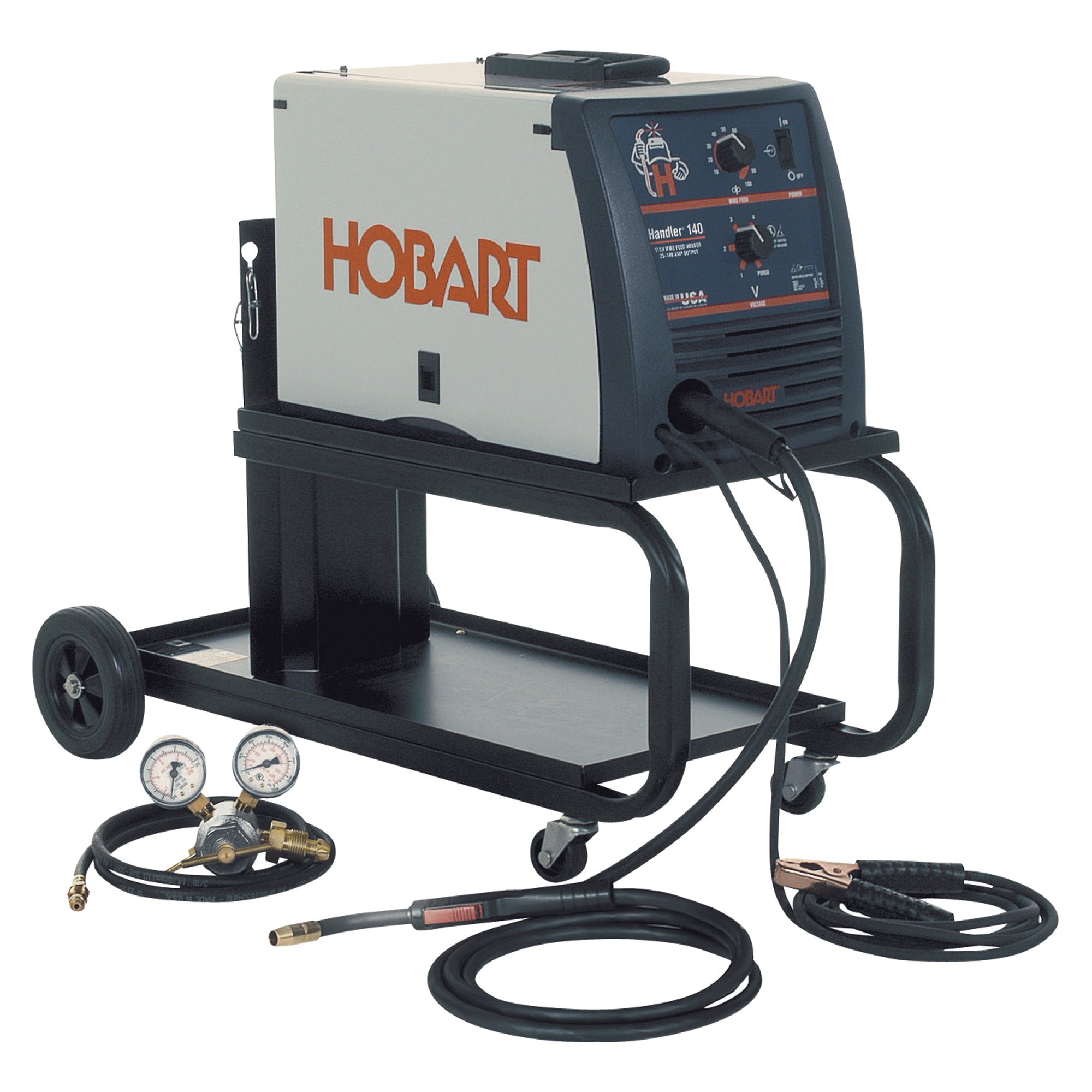 Hobart Handler 140 Mig Welder With Cart Included — 115 Volt, 140 Amp, Model# 500505